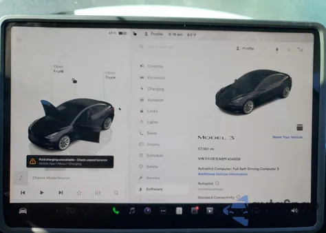 2023 Tesla Model 3 z USA, uszkodzony, nr VIN 5YJ3E1EA8PF434958
